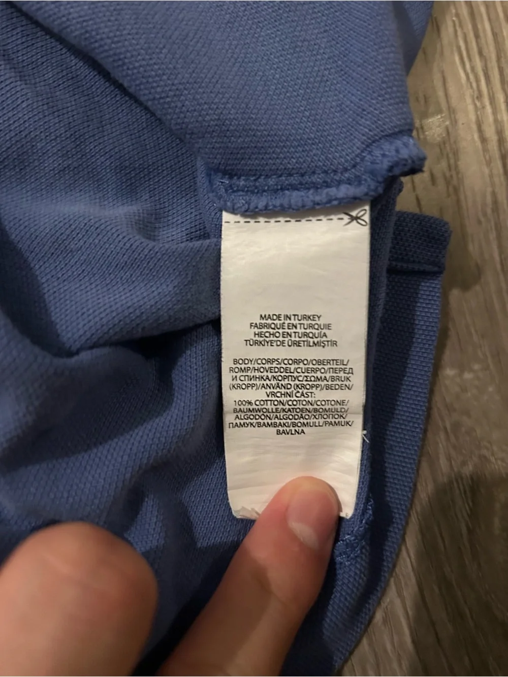Ralph Lauren Polo Shirt in Blue with White Pony XL